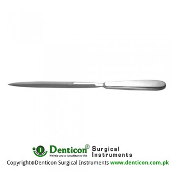 Interosseous Knife Stainless Steel, 24 cm - 9 1/2" Blade Size 110 mm